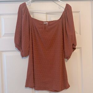 Rust Peasant Blouse